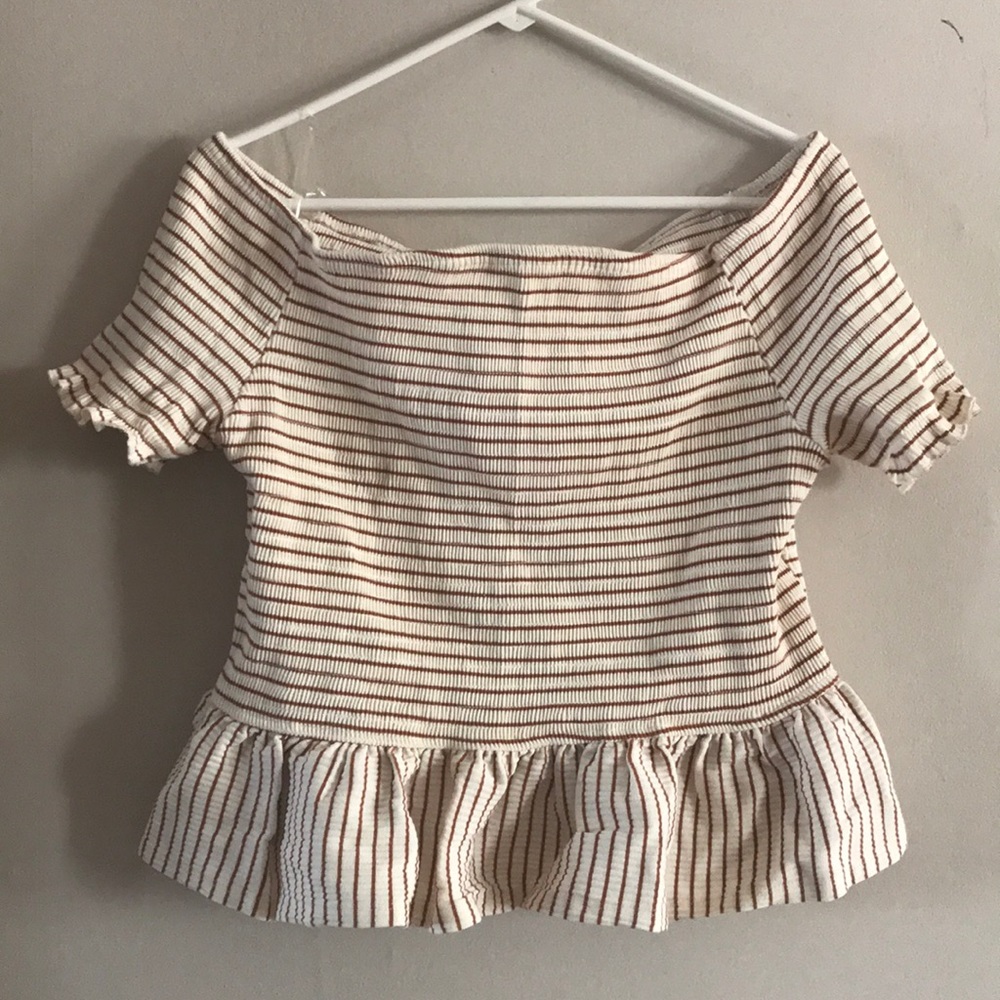 Off the shoulder shirt